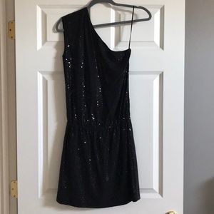 BRAND NEW BLACK TIBI SEQUIN DRESS